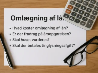 Omlægning af lån i 2025