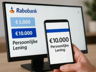 Rabobank €10.000 Persoonlijke Lening