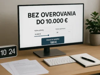 Rýchla pôžička online bez overovania do 10.000 €